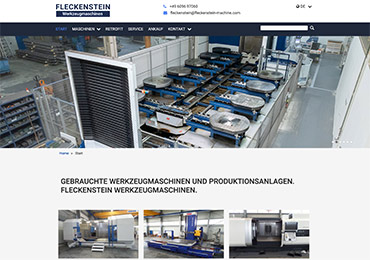 Homepage für Fleckenstein machine